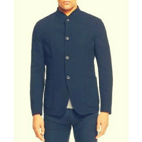 mandarin collar sport coat